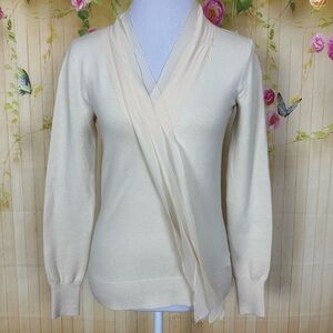 MAGASCHONI Ivory Sweater Size S